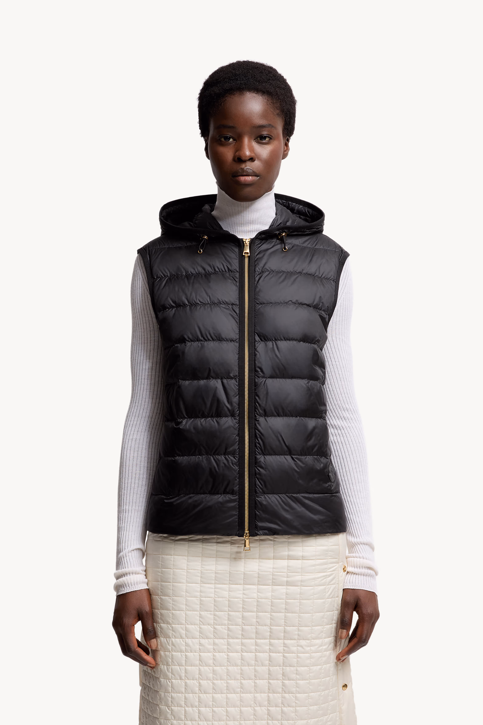 Doudoune courte 3-en-1 en laine et cachemire Reposse Femmes Noir Moncler 6